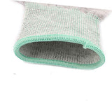 ▶ Full Fingers Nylon Labor Protection Guantes antideslizantes antiestáticos Gris Verde(10 13 Full Fingers Nylon Labor Protection Guantes antideslizantes antiestáticos Gris Verde