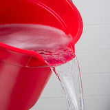Rubbermaid Commercial Products FG296300RED Brute Resistente, Resistente a la corrosión, cubeta Redondo, Rojo