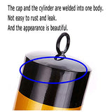 ▶ Bolardo de Barra de Seguridad y Cadena de Barrera Juego de 5 m Postes de Metal y bolardos de estacionamiento de Cadena de plástico con Anillo Colgante y Base móvil