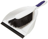 Rubbermaid Escobilla con Agarre cómodo, Juego de Plumero y recogedor, Blanco, 1 Paquete, 1