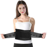 ▶ Cinturón de protección Lumbar con Correas de Compresión Ajustables para Alivio del Dolor en Parte Baja de Espalda, Dar Forma al Cuerpo de Posparto XL(94-108cm)