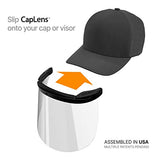 Protector UV de cara completa con tapa de lente accesorio – Antiva– Ajustable, reutilizable, se desliza en tu gorra existente