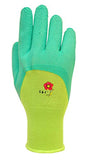▶ Guantes Jardinería para mujer con revestimiento de látex de nailon y microespuma, agarre texturizado, paquete de 3 pares