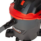 Ridgid RT1200M Aspiradora de sólidos y líquidos 5 HP, 12 Galones, negro con rojo