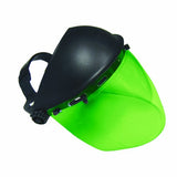 ▶ Careta de protección de Seguridad Industrial  seguridad 5147 Deluxe faceshield, Verde Oscuro