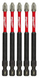 MILWAUKEE ELECTRIC TOOL 48-32-4564 Shockwave Power Bit Phillips #2, 3 1/2", Pack of 5 Pieces