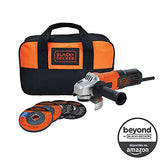 beyond by BLACK+DECKER Mini Esmeriladora Angular 4-1/2 Pulgadas AZBDG6K5DISC