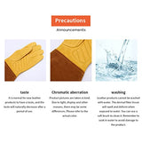 ▶Guantes de soldador de cuero resistente al calor de cuero Larga espina a prueba de jardinería Guantallas de horno l 1 Pair, Guantes de soldador