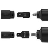 ▶ NEIKO  Juego de extensión de impacto y adaptador de enchufe, juego de extensión de taladro de vástago hexagonal de 1/4 pulgadas fabricado con acero CrV, kit de 7 piezas