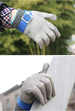 ThreeH Guantes de protección de seguridad Guantes de malla de acero inoxidable para cortar guantes de trabajo GL09 M(1 pieza)