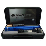 ▶ MAGLITE  Solitaire - Caja de presentación de Linterna AAA, Color Azul