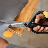 ToughBuilt - Tijeras de trabajo Pro Grip - Cuchillas de acero inoxidable con revestimiento de titanio de 5 pulgadas (TB-H4-70-11)