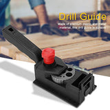 Guía de Perforación 38 unids/set Madera Dowel Agujero Recto Jig Broca Carpintería Carpintería Localizador Localizador Herramienta DIY