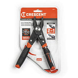 ▶ CRESCENT Pelacables de doble material Combo de alicates y , negro Crescent 2 en 1