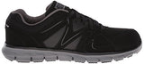 ▶ SKECHERS, Zapatos de Trabajo para Hombre, Synergy Ekron 77068, Negro/Carbón, 27 Ancho Medio