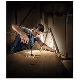 ▶ BOSCH Taladro inalámbrico, con portabrocas, sin llave (Negro, azul, rojo, plata)