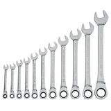 CRAFTSMAN Juego de Llaves Combinadas en Pulgadas con Matraca 11 Piezas