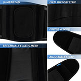 ▶ Cinturón de protección Lumbar , Soporte Lumbar de Cintura Inferior para Ciática, Hernia de Disco, Alivio Del Dolor de Espalda de Escoliosis, Levantamiento de Pesas, Correas Ajustables, Diseño de Malla Transpirable con Almohadilla Lumbar (Grande)
