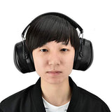 ▶ Orejeras de seguridad con reducción de ruido, orejeras insonorizadas Disparos deportivos Protección auditiva antirruido Orejeras para ni?os y adultos (Black)