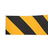 ▶ Cinta de Peligro Ultra adhesiva, Negra Y Amarilla, Cinta de Peligro de Advertencia de Seguridad para el Piso, Autobuses de 3 3.9 Pulgadas X 32.8 Pies, Escalones, Rampas, Escaleras contra Incendios, Esc