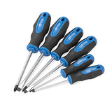 ▶ Set 6 PCS, Professional Cushion Grip 3 Phillips and 3 Flat Head Tips Screwdrivers Non-Slip for Repair Home Improvement Craft