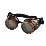FASGION Heavy Metal Steampunk Gafas de Estilo gótico Gafas de Soldador Gafas de protección Laboral de Soldadura (Color : 3)