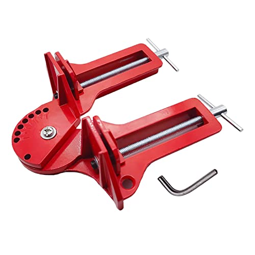 Herramientas de carpintería Newmind 1 abrazadera de ángulo de 90 grados, herramienta de mano, soporte de plantilla de 90 grados, tornillo de madera ajustable para marco de fotos, abrazadera de esquina, soldadura de madera, carpintero
