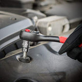 ▶ NEIKO | Juego de 35 piezas, acero S2 y Cr-V, 1/4", 3/8" y 1/2"