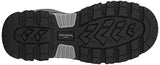 Skechers, Bota Industrial para Hombre, Burgin-Sosder 77144, Cuero Negro en Relieve, 28 Ancho Medio