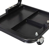 Torin TR6100W Blackjack Rolling Creeper - Taburete mecánico Acolchado con Bandeja de Herramientas, Color Negro