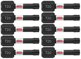 Bosch ITT201B 1 pulgada. Torx #20 - Broca de destornillador resistente