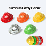 ▶ Cascos de Seguridad Industrial Rígido de Aluminio,Protección de la Cabeza,Resistencia al Impacto Casco de Construcción/Orange / 1 PCS