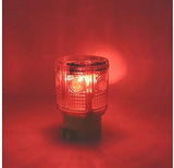 RISOON Luz de advertencia estroboscópica solar, con fuerte base magnética intermitente, control inalámbrico de 360° que se enciende automáticamente a prueba de agua IP65 para construcción, tráfico, fábrica, señales de seguridad (rojo)