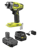 ▶ RYOBI Taladro de impacto inalámbrico 3/8" Kit de llave de impacto con batería de 1,5 Ah y cargador