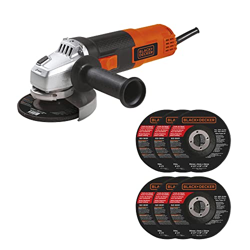 Esmeriladora Mini4.1/2 820W 11000Rpm 5/8-11 6 Dis B+D G720P