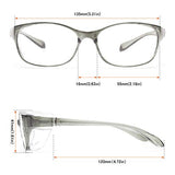 Gafas de seguridad antivaho con bloqueo de luz azul para mujer, gafas de seguridad anti polen, protección UV400