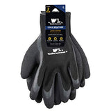 ▶ Guantes de trabajo recubiertos de látex guantes de trabajo, 526MN, Negro