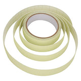 Rollo de cinta fluorescente luminosa de emergencia, 3 metros Cinta luminosa de PVC Escalera de seguridad en el piso Advertencia(2,5 cm * 3 Mt)