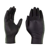Ammex GPNB GlovePlus Guantes negros de nitrilo, libres de latex, desechables, libres de polvo