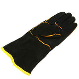 ▶ Guantes de soldador negros resistentes