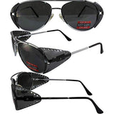 ▶ Global Vision Aviator-Z87 - Gafas de seguridad con protectores laterales