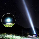 🔦 Linterna recargable Foco LED recargable de iones de litio con batería para, 1200 Lúmenes/Luces Puntuales, 5 Modos De Luz, Linterna impermeable IPX4 para emergencias de huracanes, camping, senderismo, ciclismo