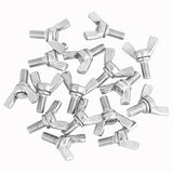 OCR Pernos de mariposa de acero inoxidable con tornillos de mariposa para montaje, tornillos métricos (M6 x 10 mm - M6 x 50 mm, 50)