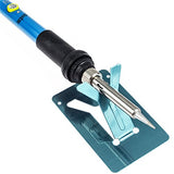 ▶ Kit del Soldador Set de Soldadura 60W 110V con Temperatura Ajustable 5pcs Puntas Bomba de Desoldadura ,Soporte, Pinzas Antiestáticas y Tubo de Soldadura para Uso Reparado Variamente