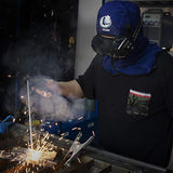 ▶ Capucha de soldar con protección completa ignífuga con cuello y hombros - Tapas de soldadura