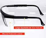 ▶Lentes de Seguridad Ajustables, Protectores Médicos Antivirus | Anti-salpicaduras, Ultra-Transparentes, Alta Resistencia