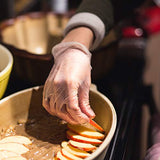 ▶ Guantes industriales de vinilo transparente, caja de 1000, 3 mil, tamaño grande, sin látex, sin polvo, desechables, aptos para alimentos, GPX346100