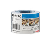 ▶ BOSCH Rollo de lija manual para metal, 50 mm x 5 m, grano 120 Bosch Home and Garden