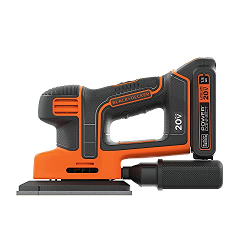 Lijadora de banda inalámbrica de hojas BLACK+DECKER  (BDCMS20C)
