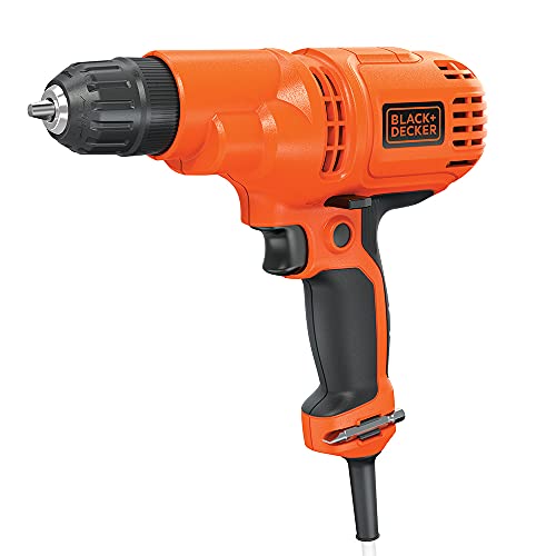 Taladro con cable BLACK+DECKER, 5.5 amperios, 3/8 pulgadas (DR260C)